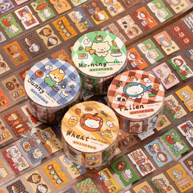 Art Craft Market - Cartoon Cat Washi Tape Set of