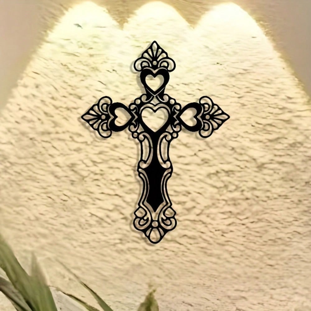 Art Craft Cafe - CIFBUY Vintage Iron Cross Wall Decor