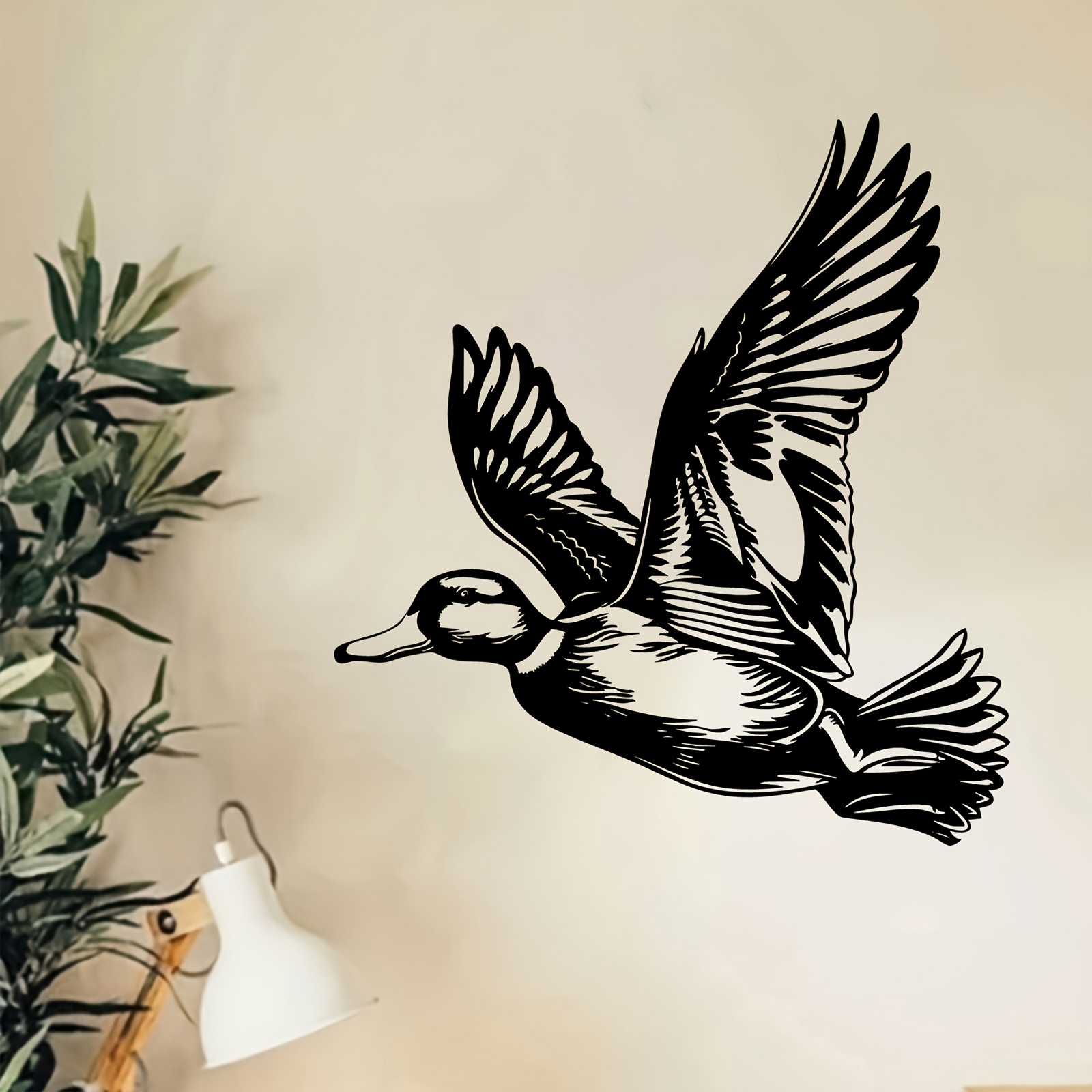 Art Craft Cafe - CIFBUY Flying Duck Metal Wall Art