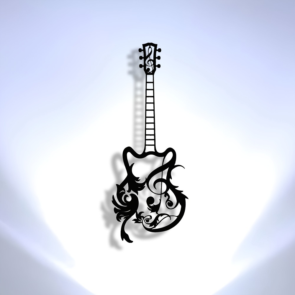 CIFbuy Forged Metal Guitar Wal - Art Craft Cafe 评论和价格