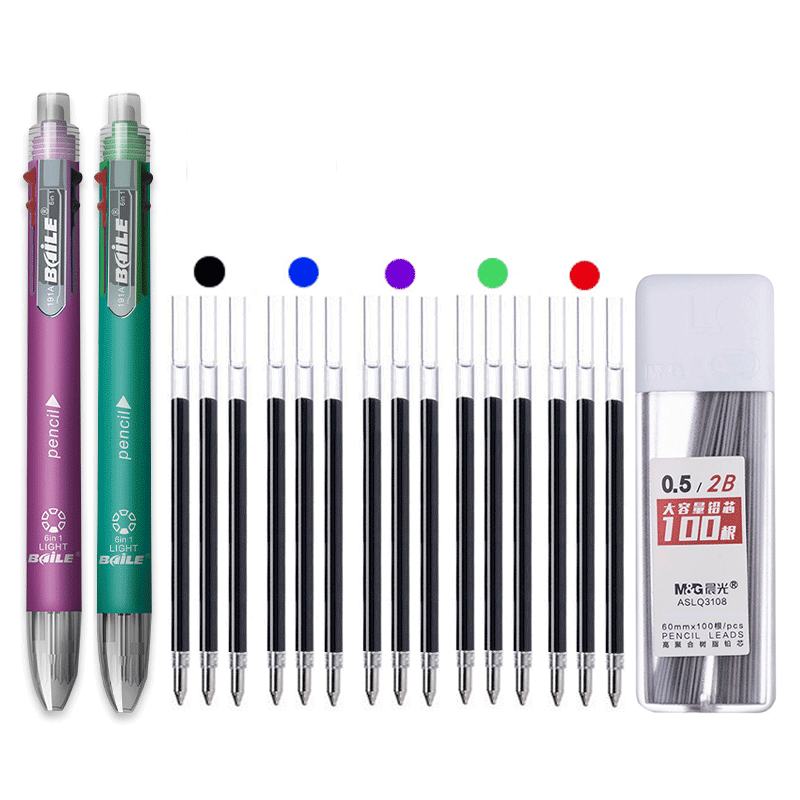 6 in 1 MultiColor Pen Ballpoin - Staedtler Pencil Lumocolor 评论和价格