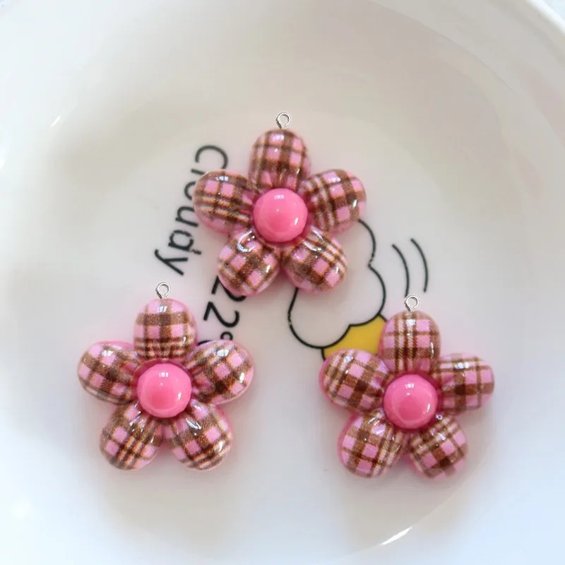 10Pcs Sweet Flower Planar Resi - Art Craft Resin 评论和价格