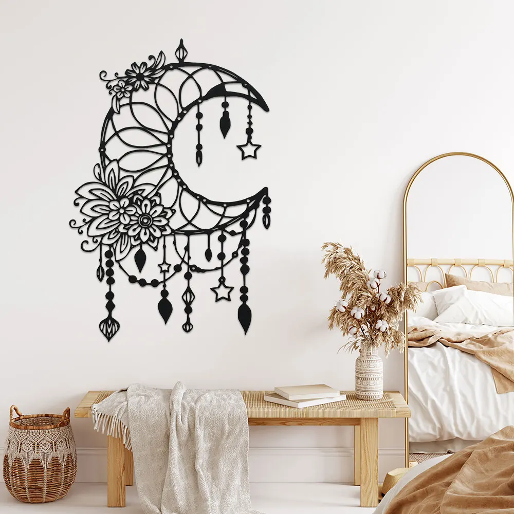 1pc Elegant Gothic Moon & Flow - Art Craft Cafe 评论和价格