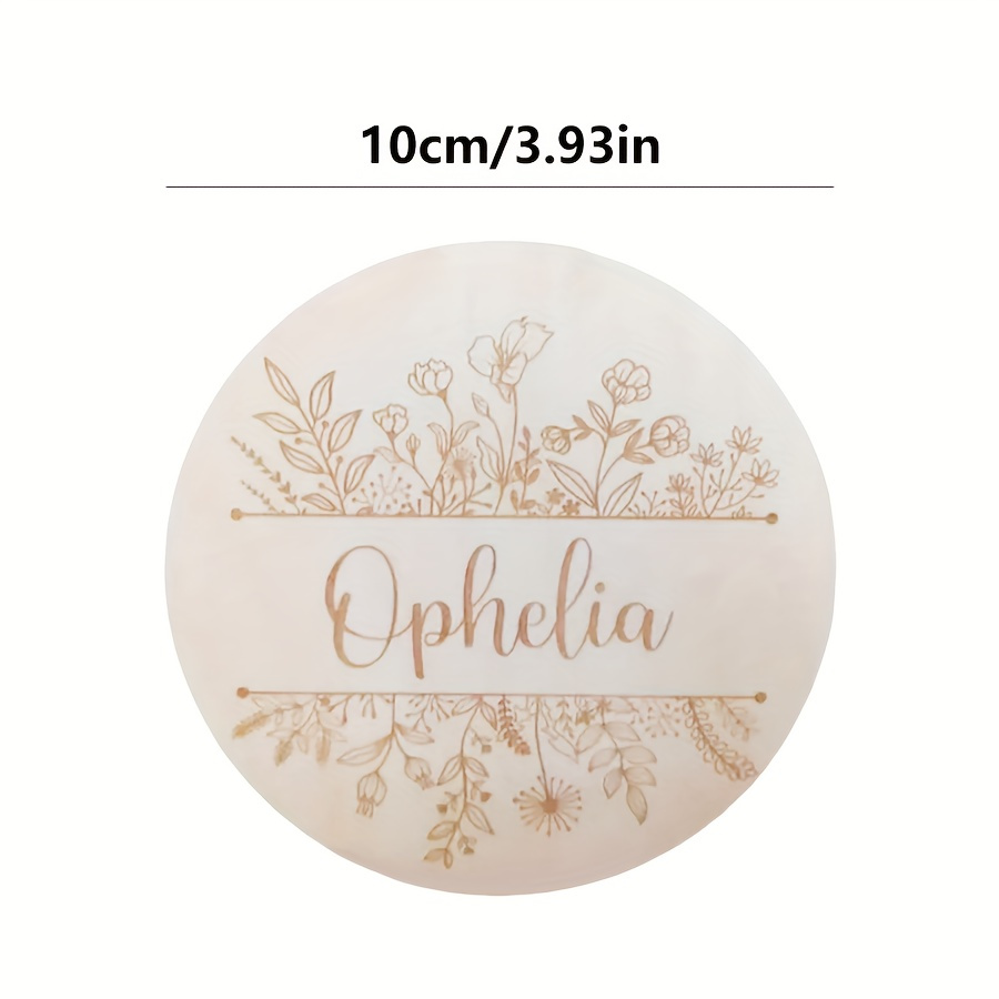 Personalized Floral Engraved N - Art Craft Christmas 评论和价格