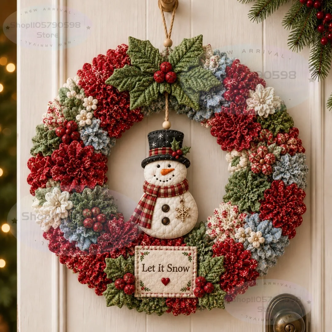 2026 3D Fabric Poke Wreath DIY - Art Craft Christmas 评论和价格