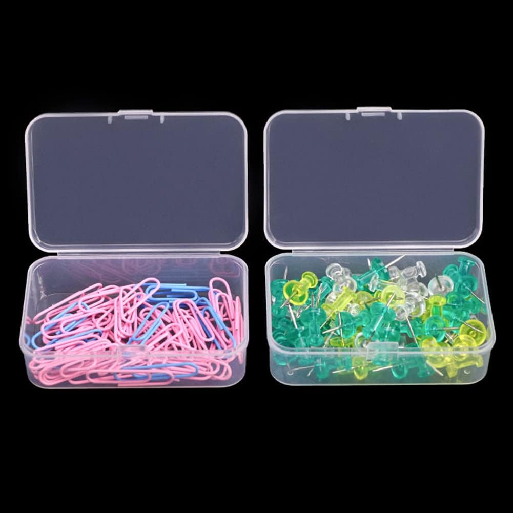 A Set of 10 Small Transparent  - Box Art And Craft 评论和价格