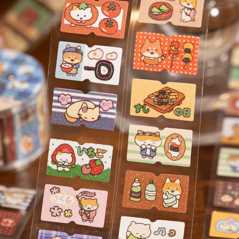 Cartoon Cat Washi Tape Set of  - Art Craft Market 评论和价格