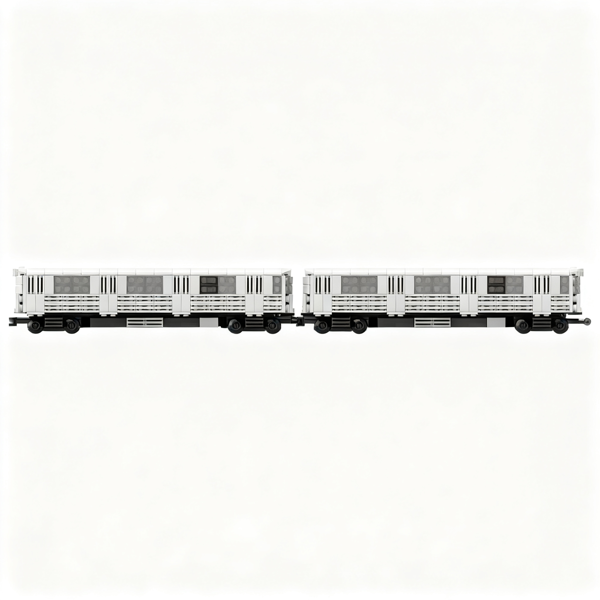 818pcs MOC Train NYC R32 Subwa - Art Craft Nyc 评论和价格
