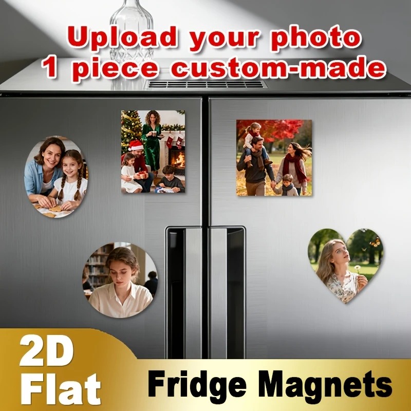 Custom Photo Fridge Magnet 2D  - Art Craft Christmas 评论和价格