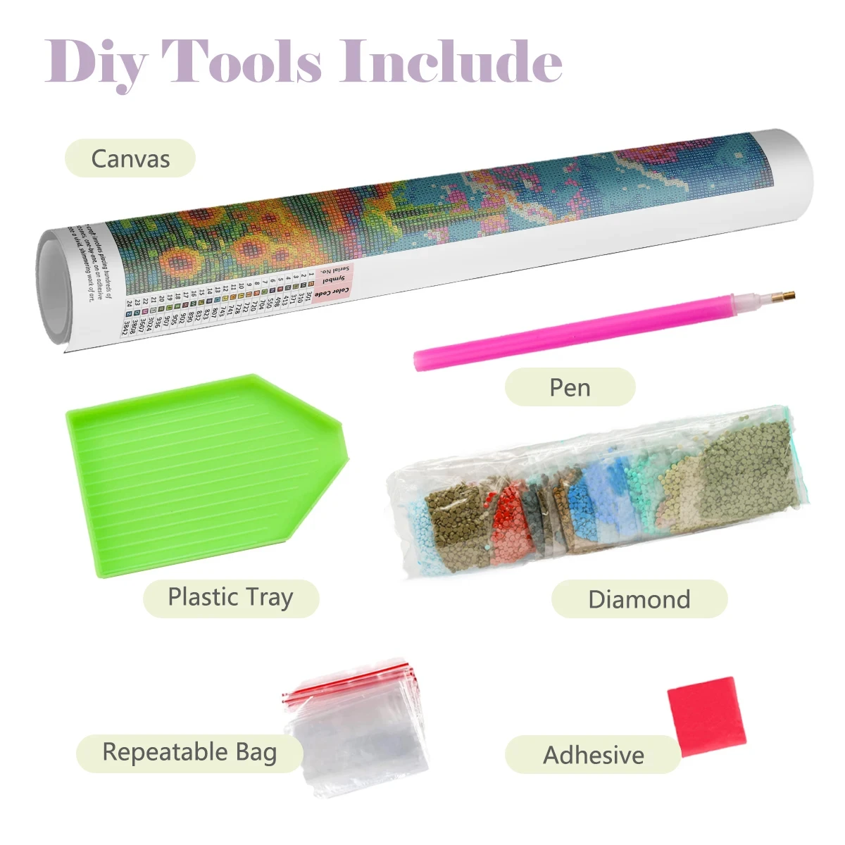 5D DIY Diamond Painting Kit Gr - Art Craft Kite 评论和价格