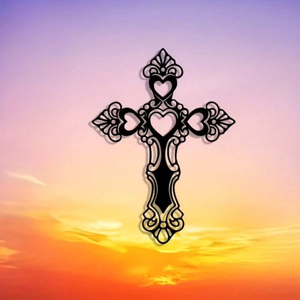 CIFBUY Vintage Iron Cross Wall - Art Craft Cafe 评论和价格