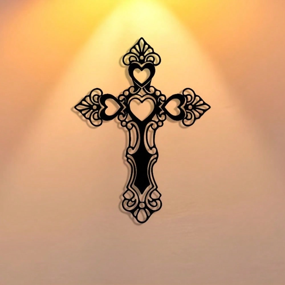 CIFBUY Vintage Iron Cross Wall - Art Craft Cafe 评论和价格