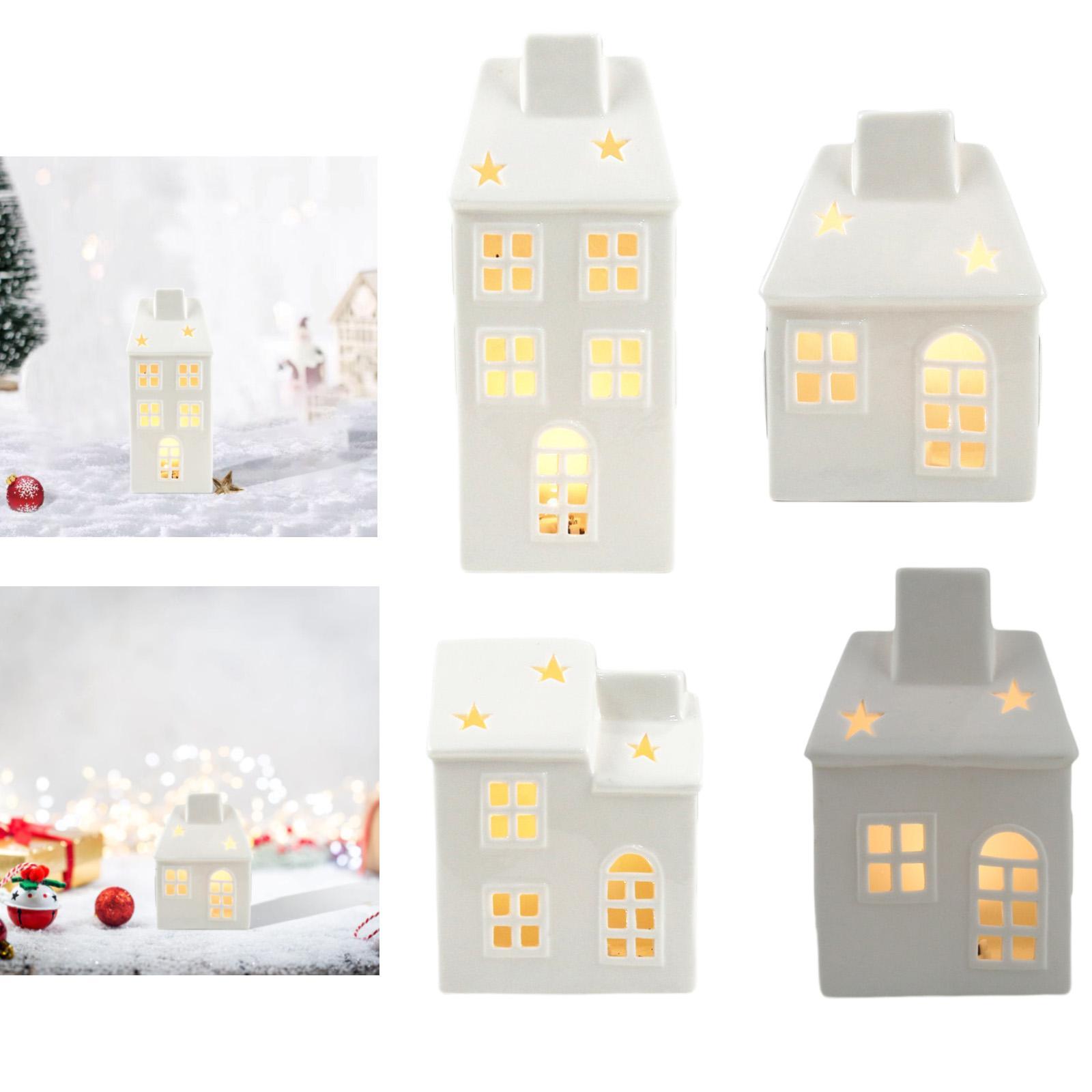 Ceramic Xmas House Bedroom Tab - Art Craft Furniture 评论和价格