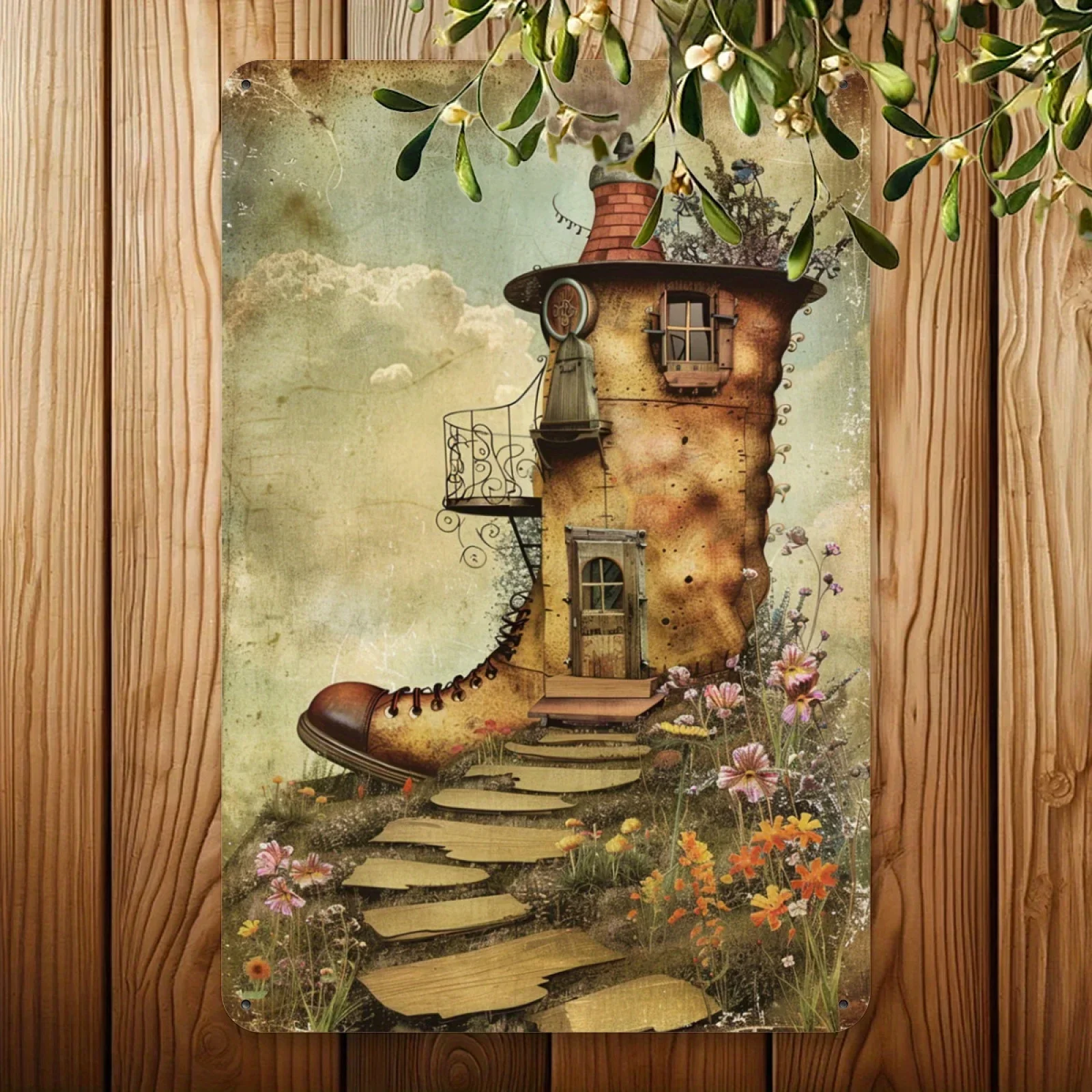 1pc Vintage Metal  Sign, Fanta - Art Craft Cafe 评论和价格