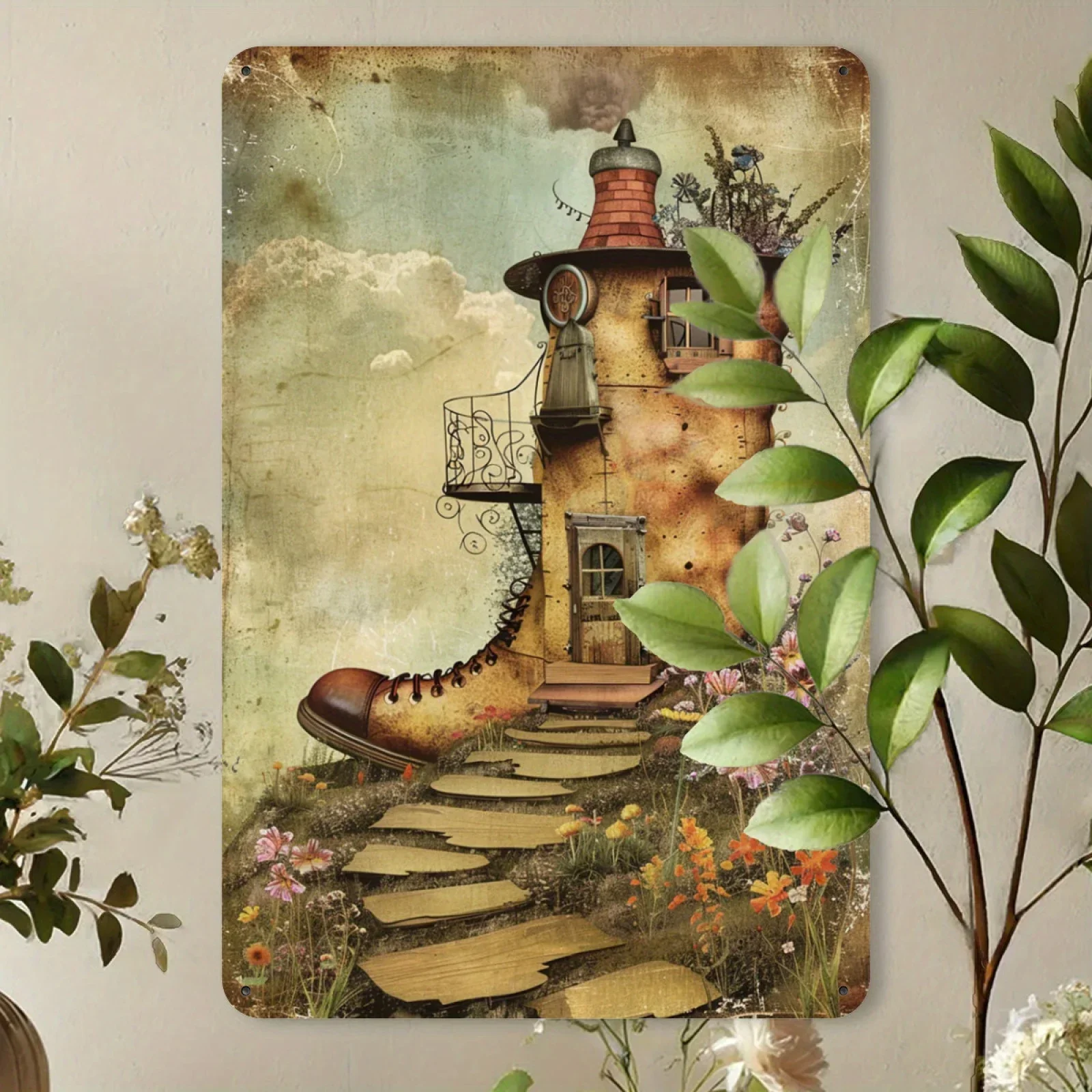 1pc Vintage Metal  Sign, Fanta - Art Craft Cafe 评论和价格