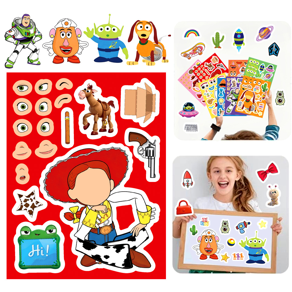 Toy Story 5 Make a Face Sticke - Art Craft Market 评论和价格