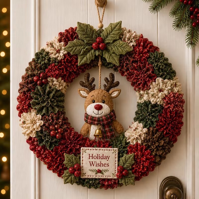 3D Christmas Fabric Poke Art K - Art Craft Christmas 评论和价格