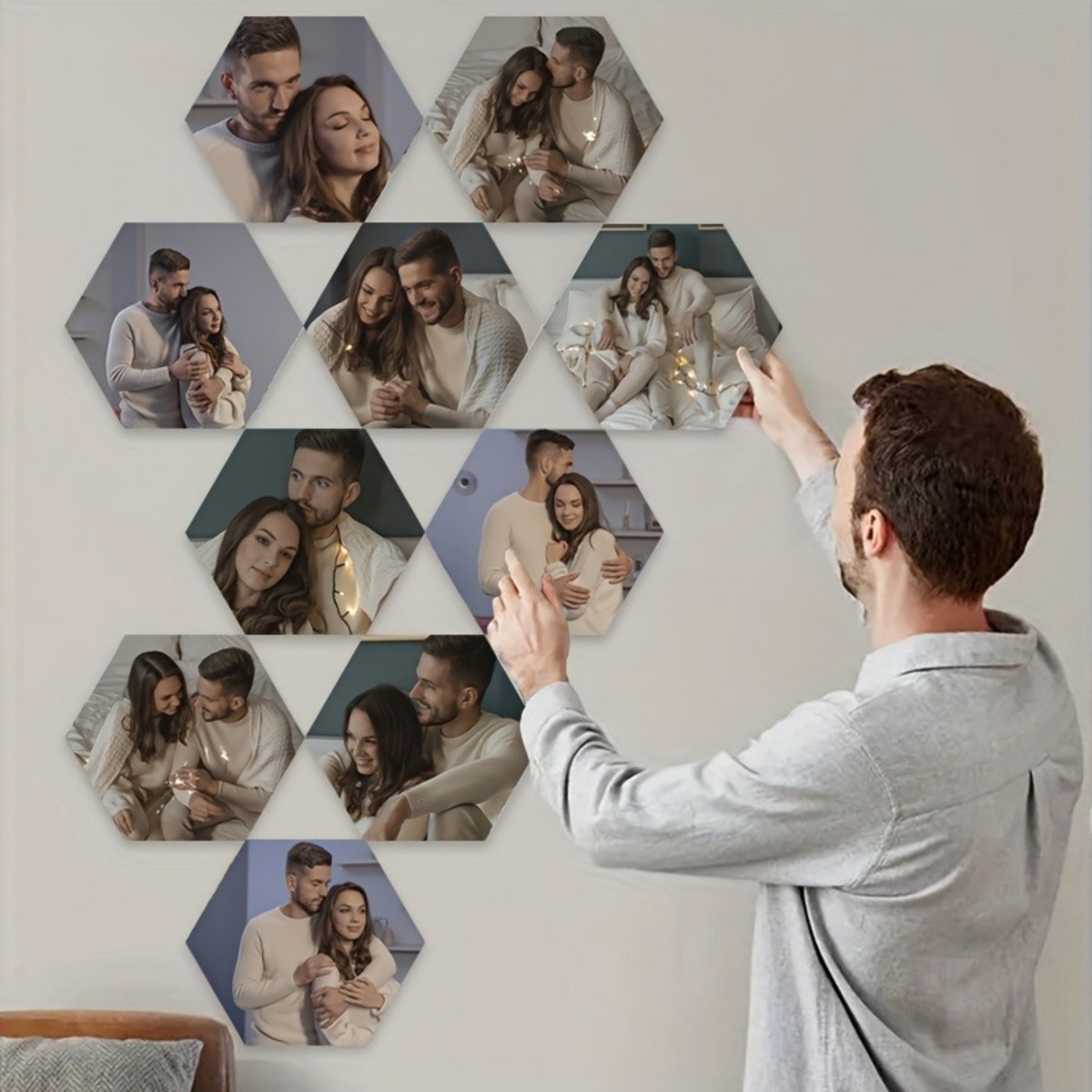 Custom Wall Decor — Modern Hex - Art Craft Christmas 评论和价格