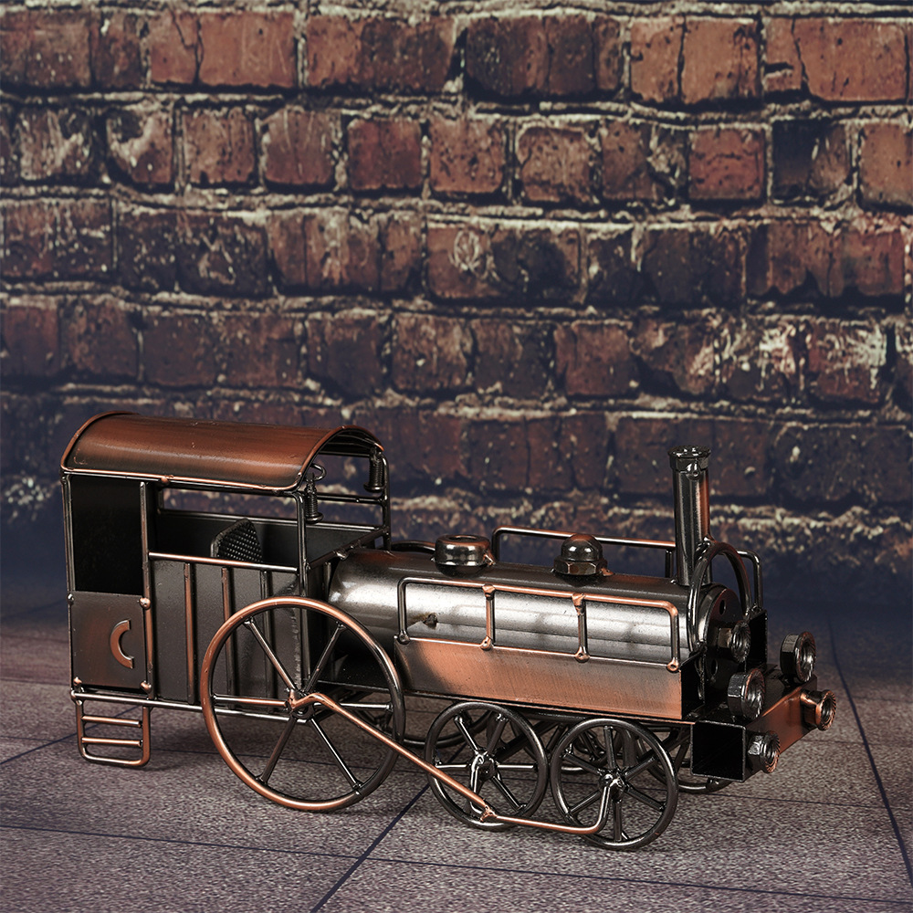 Retro Vintage Lron Steam Locom - Art Craft Furniture 评论和价格