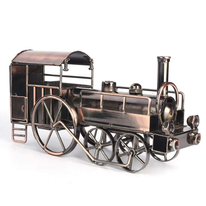 Retro Vintage Lron Steam Locom - Art Craft Furniture 评论和价格