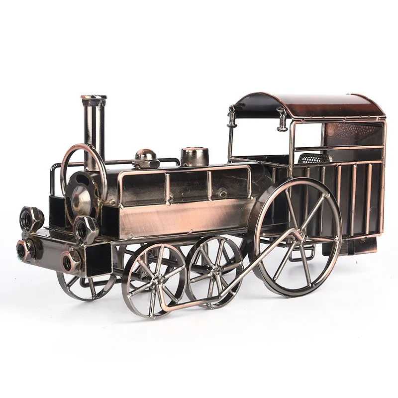 Retro Vintage Lron Steam Locom - Art Craft Furniture 评论和价格