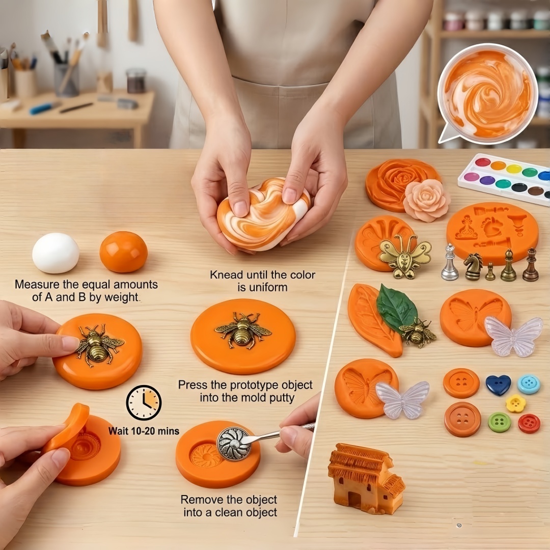 Silicone Putty DIY Crafting Se - Art Craft Resin 评论和价格