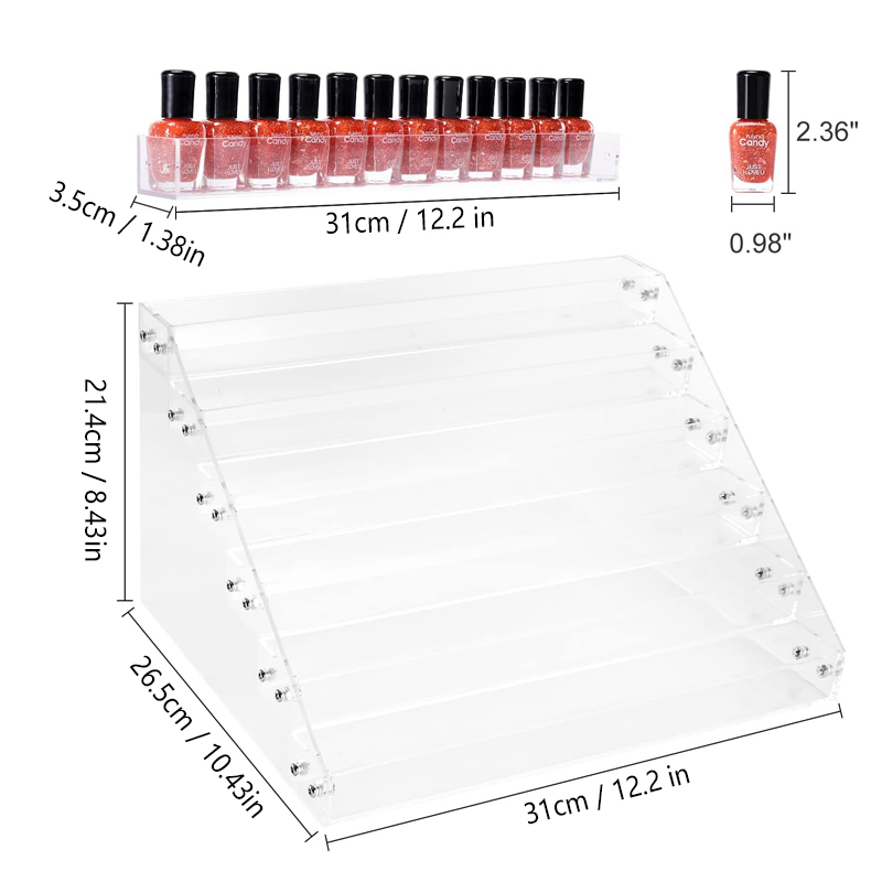 Acrylic Nail Polish Organizer  - Acrylic Pour Paint 评论和价格
