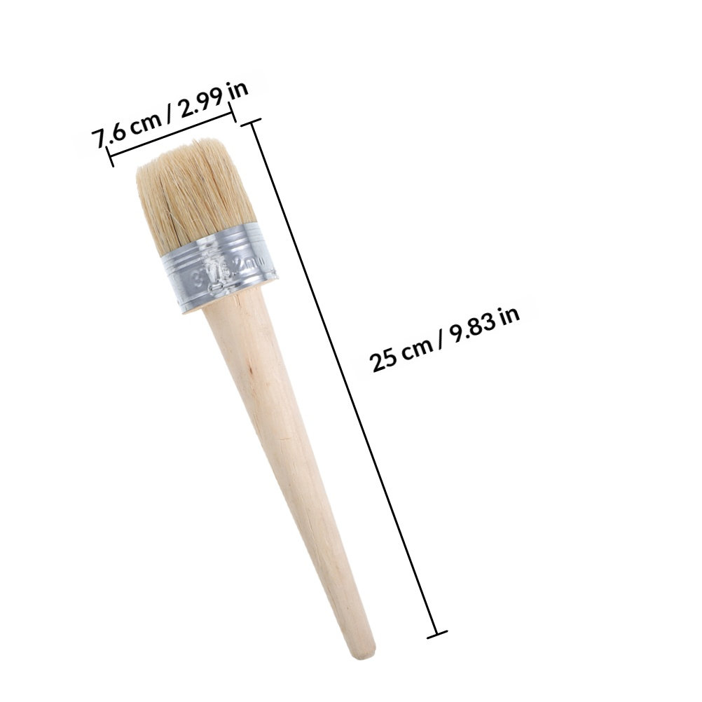 2Pcs Round Paint Brushes 50Mm  - Art Craft Furniture 评论和价格