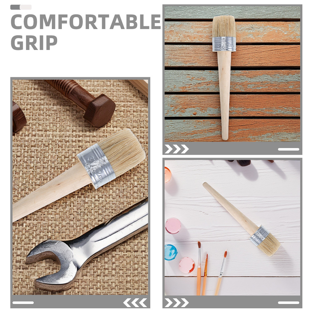 2Pcs Round Paint Brushes 50Mm  - Art Craft Furniture 评论和价格