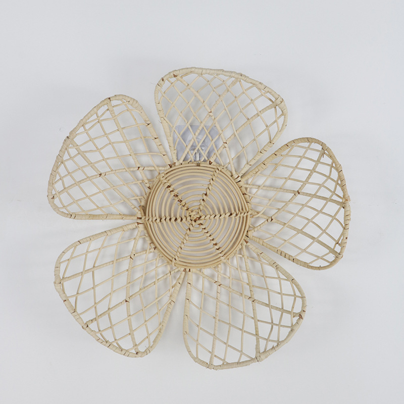 INS Nordic Woven Rattan Flower - Art Craft Furniture 评论和价格