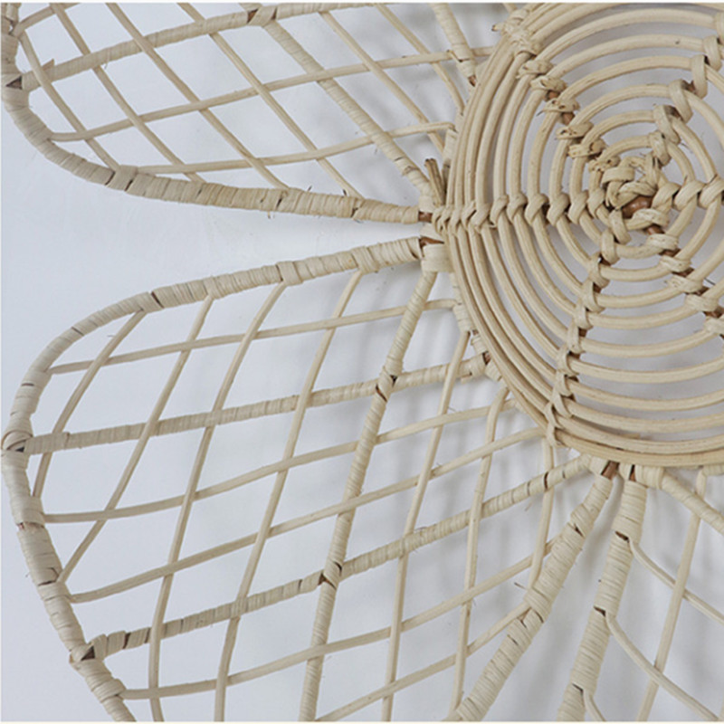 INS Nordic Woven Rattan Flower - Art Craft Furniture 评论和价格
