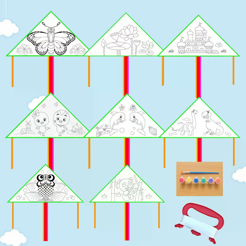 Blank Kite DIY Children Educat - Art Craft Kite 评论和价格