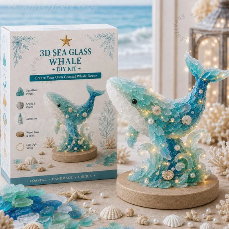 Christmas DIY Sea Glass Craft  - Art Craft Christmas 评论和价格