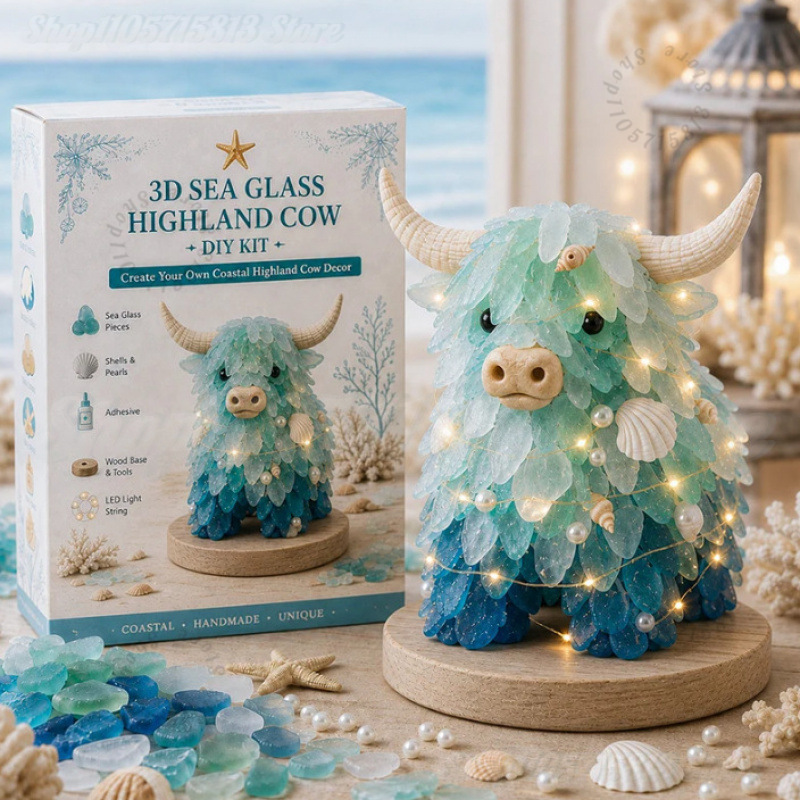 Christmas DIY Sea Glass Craft  - Art Craft Christmas 评论和价格