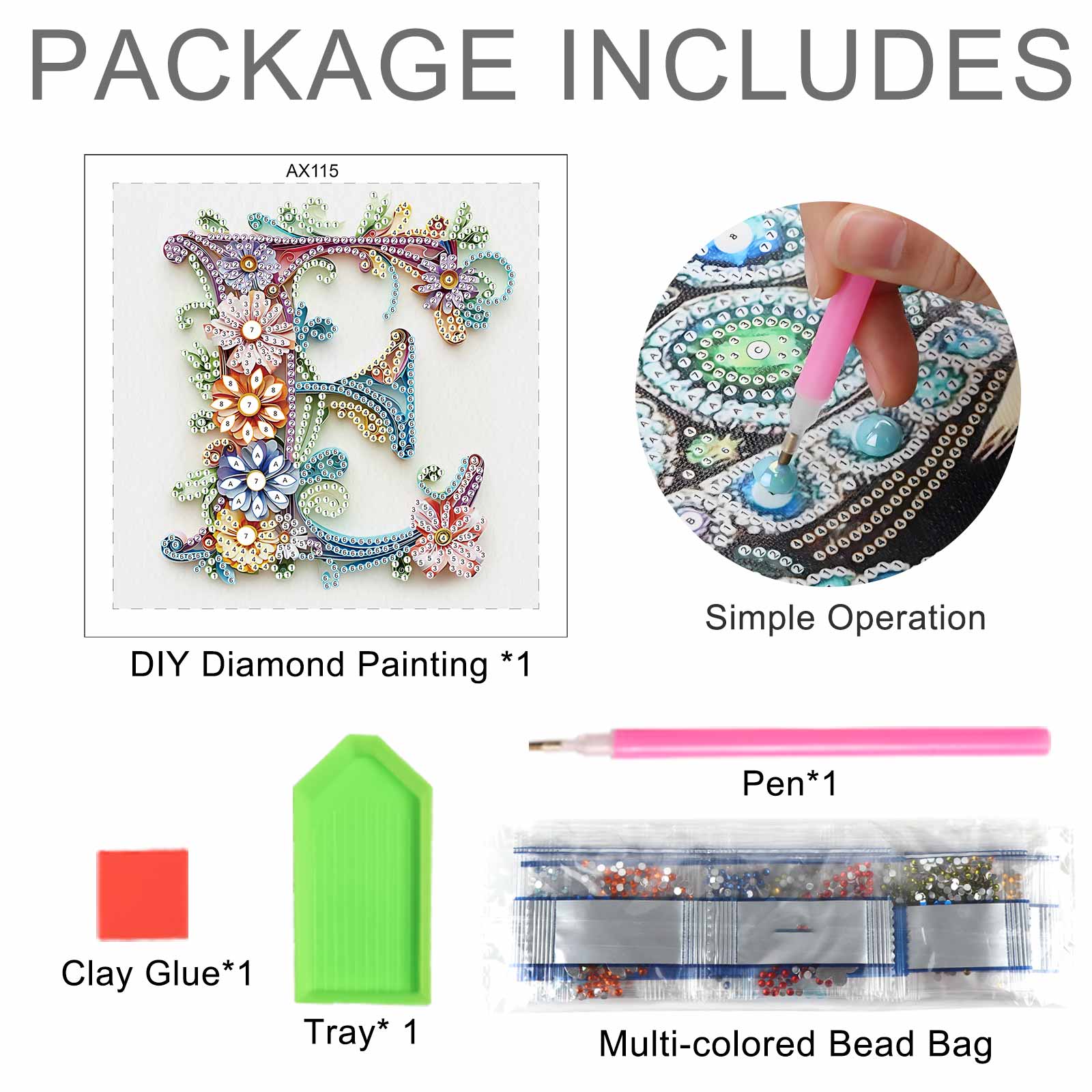 Special Shaped Diamond Art pai - Art Craft Kite 评论和价格