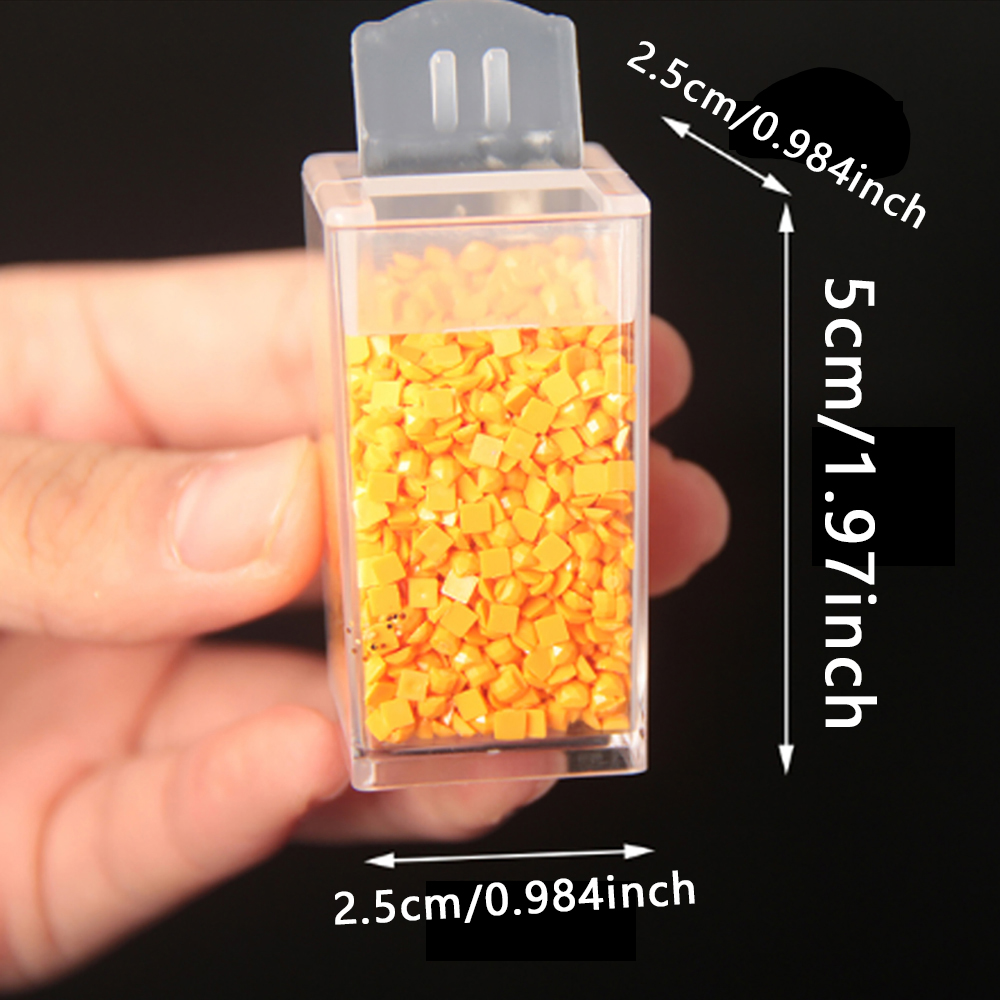 Square Plastic Diamond Paintin - Box Art And Craft 评论和价格