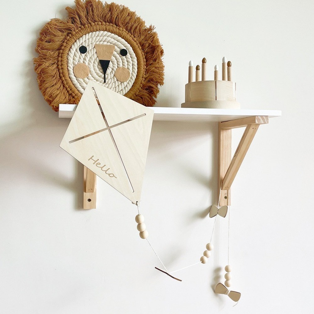 Nordic Wooden Kite Wall Decora - Art Craft Kite 评论和价格