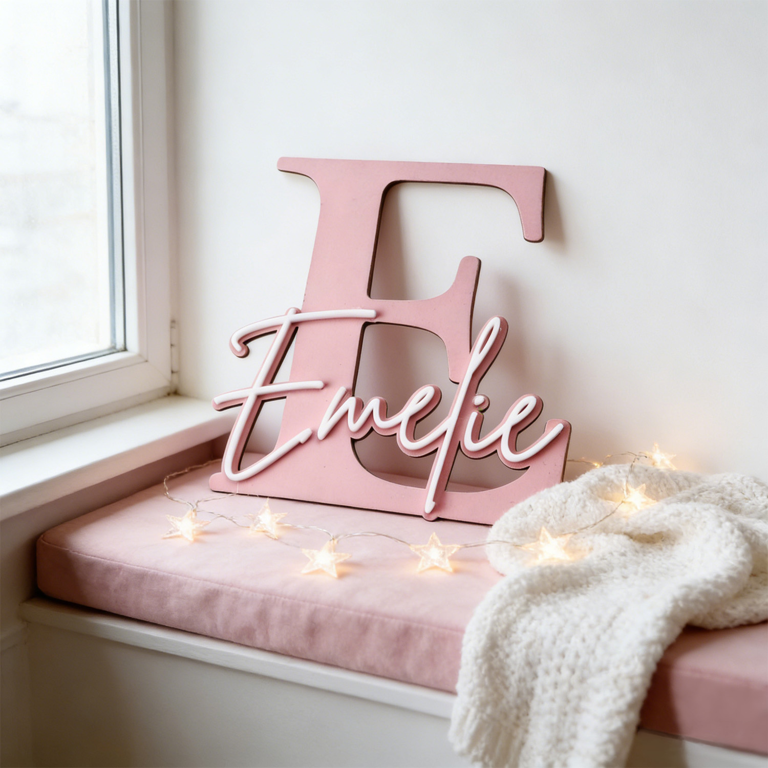 1pc Double-layer Wooden Name D - Art Craft Christmas 评论和价格