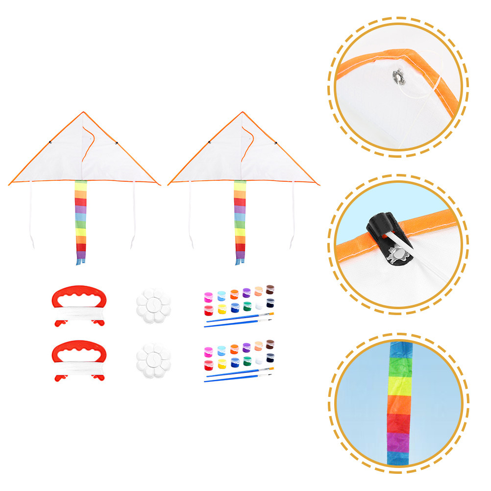 DIY Blank Kite Set for Kids 2  - Art Craft Kite 评论和价格