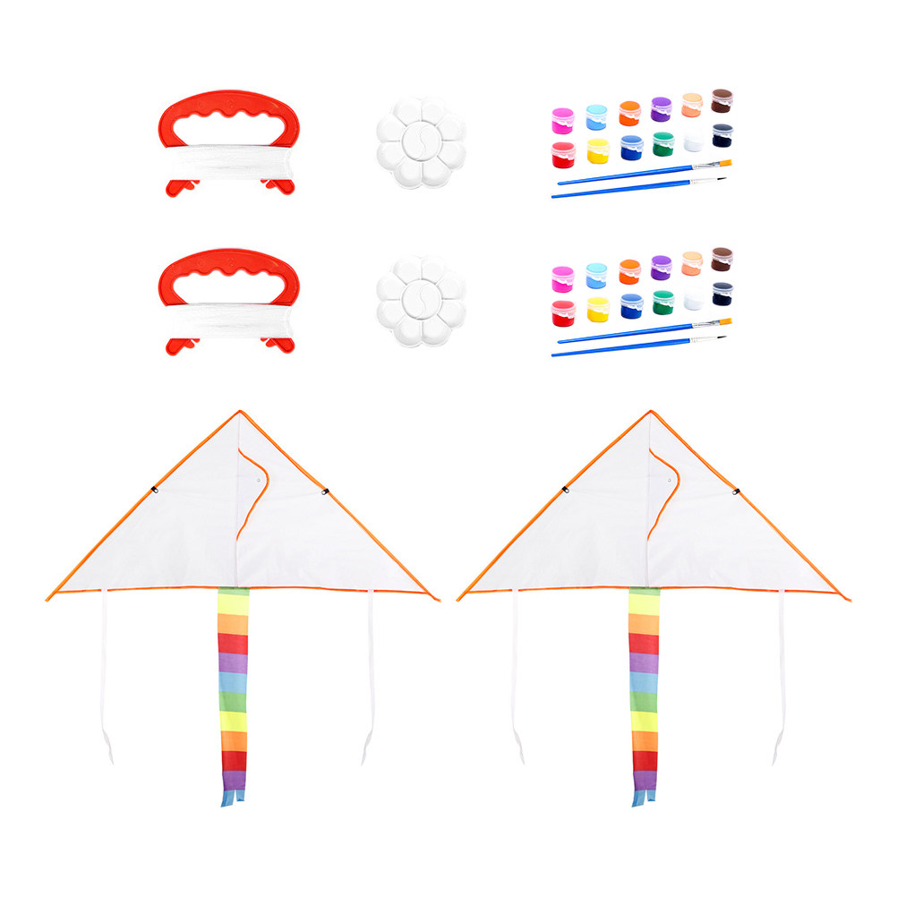 DIY Blank Kite Set for Kids 2  - Art Craft Kite 评论和价格