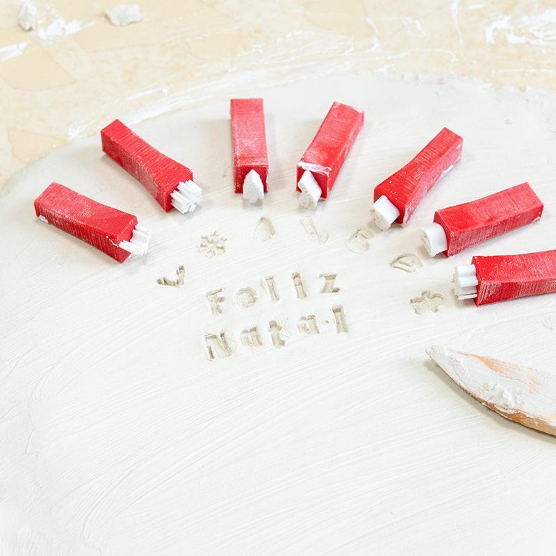 Christmas Style Alphabet Clay  - Art Craft Clay 评论和价格
