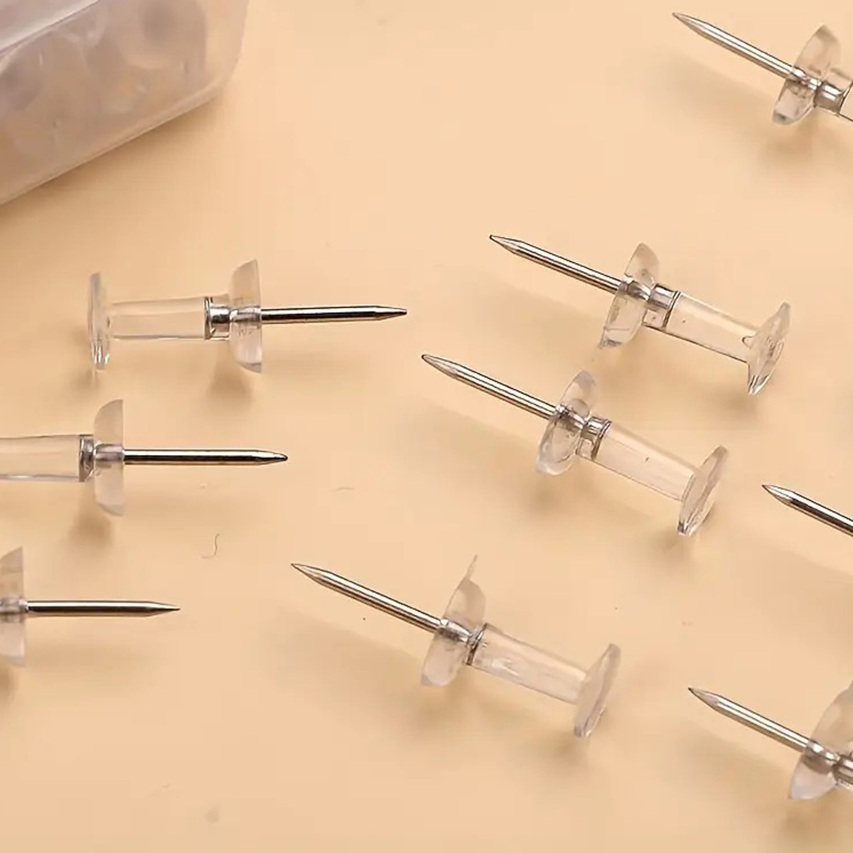 100/200/500/1000pcs Push Pins  - Box Art And Craft 评论和价格