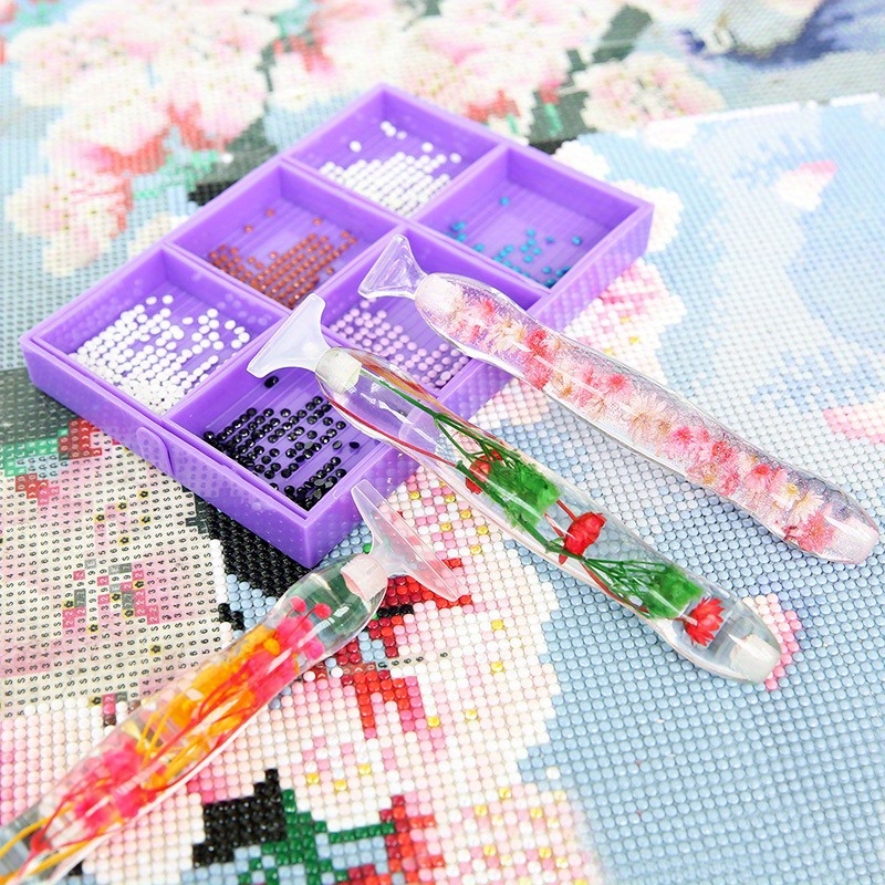 1set Flower Design Resin 5D Di - Art Craft Resin 评论和价格