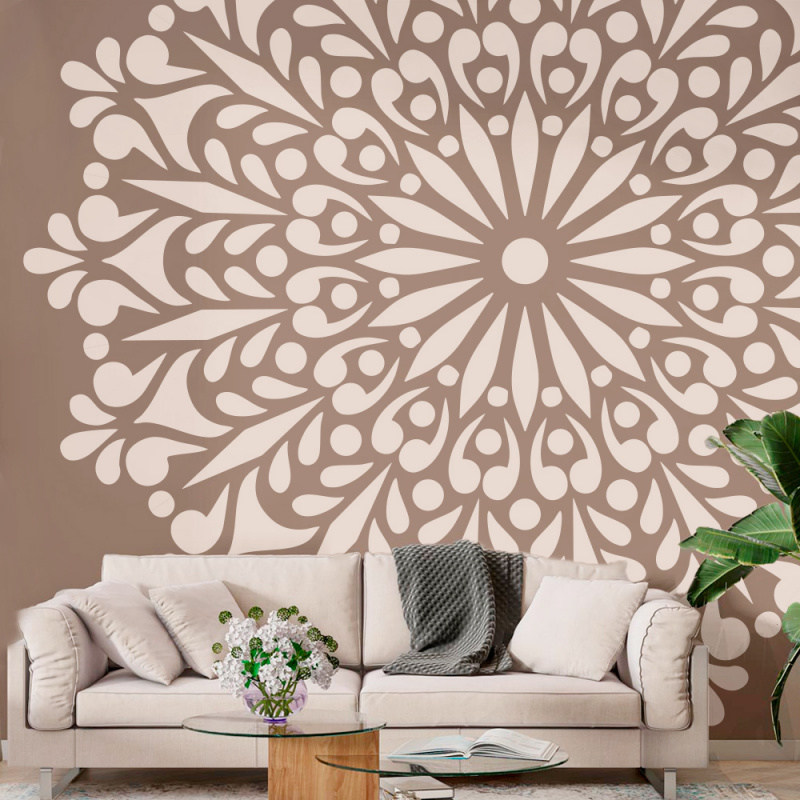 Mandala Large Painting Stencil - Art Craft Furniture 评论和价格