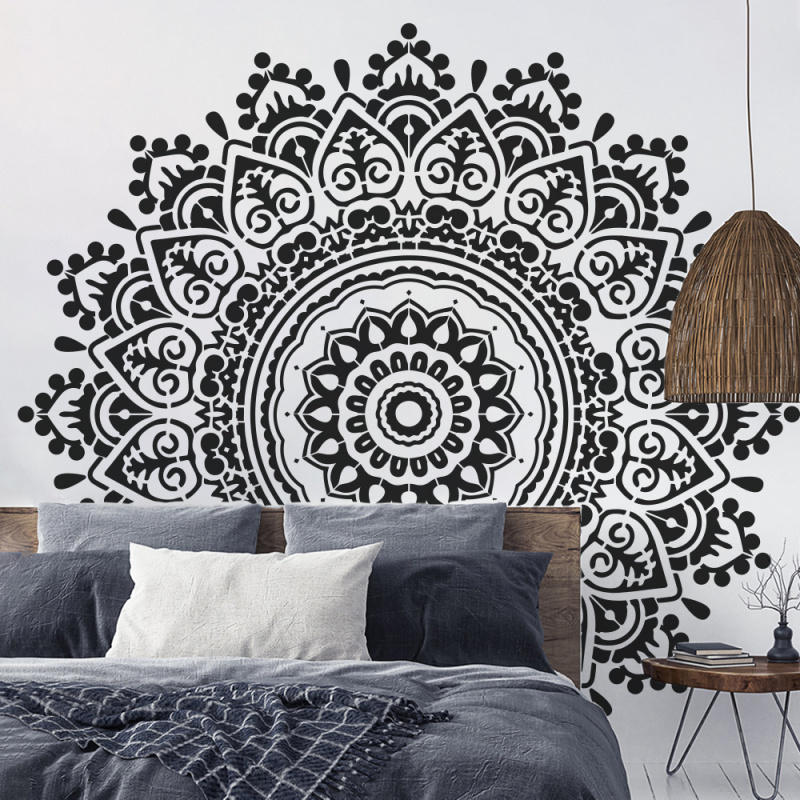 Mandala Large Painting Stencil - Art Craft Furniture 评论和价格